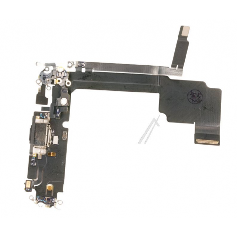 Flex iPhone 15 charging su mikrofonu juodas